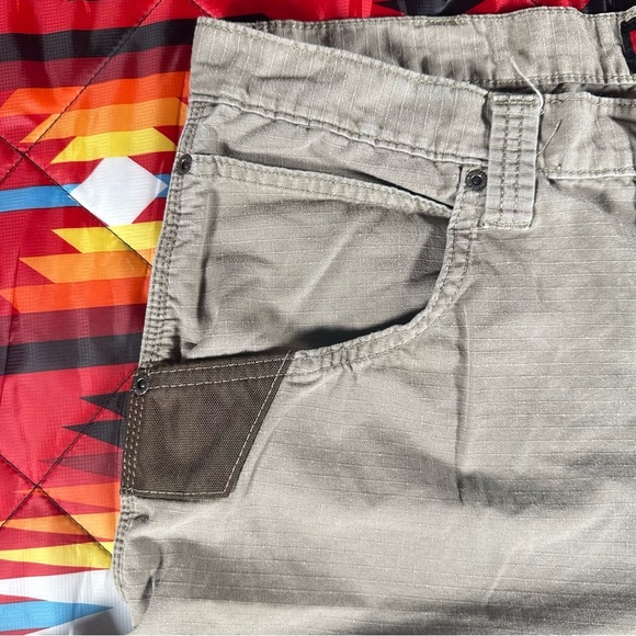 Wrangler Workwear Ripstop Tan Beige Pants 34X29 Work Outdoors Mens‎ Straight - Picture 4 of 14
